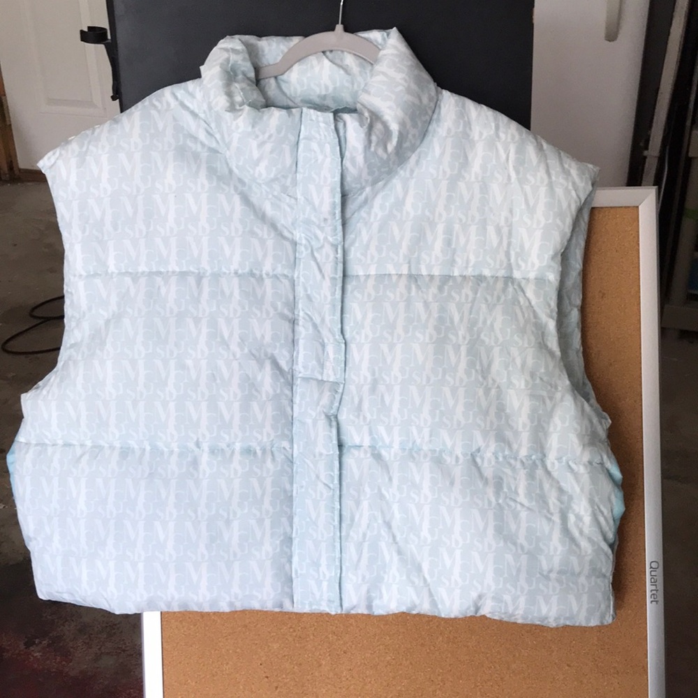 Light Blue Puffer Vest